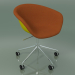 3d model Chair 4219 (5 wheels, swivel, with front trim, PP0002) - preview