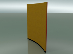 Curved panel 6407 (132.5 cm, 36 °, D 200 cm, two-tone)