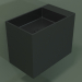 3D modeli Duvara monte lavabo (02UN33102, Deep Nocturne C38, L 60, P 36, H 48 cm) - önizleme