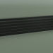 modello 3D Radiatore orizzontale RETTA (6 sezioni 1500 mm 40x40, nero lucido) - anteprima