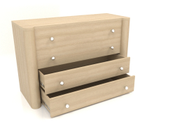 Chest of drawers TM 021 (open) (1210x480x810, wood white)