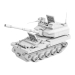 3d Лего танк 522 модель купити - зображення