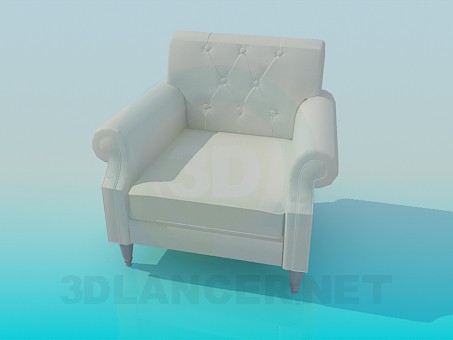 modelo 3D Sillón - escuchar modelo 3D Sillón - escuchar