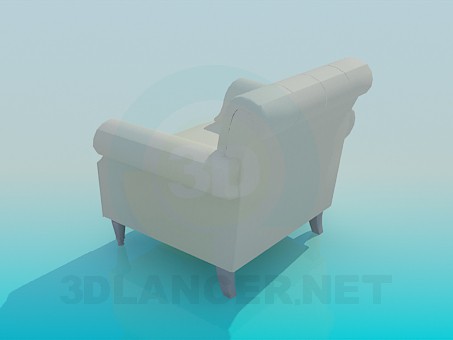 modelo 3D Sillón - escuchar modelo 3D Sillón - escuchar