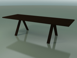 Tavolo con piano di lavoro standard 5028 (H 74 - 280 x 98 cm, wengè, composizione 1)