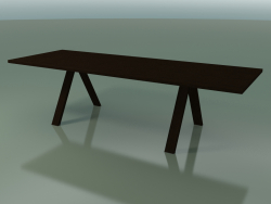 Mesa com bancada padrão 5028 (H 74 - 280 x 98 cm, wenge, composição 1)