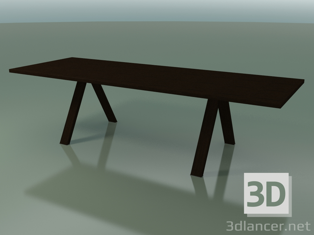 3d model Table with standard worktop 5028 (H 74 - 280 x 98 cm, wenge, composition 1) - preview