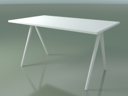 Rectangular table 5408 (H 74 - 79x139 cm, laminate Fenix F01, V12)