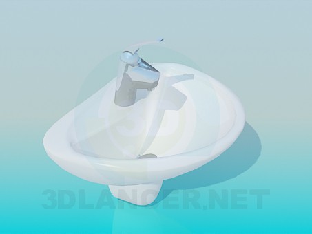 3d model A small vanity - preview 3d model A small vanity - preview