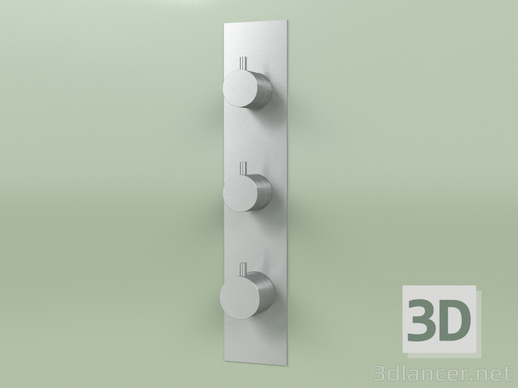 3D modeli 2 kesme vanalı termostatik karıştırıcı seti (12 89, AS) - önizleme