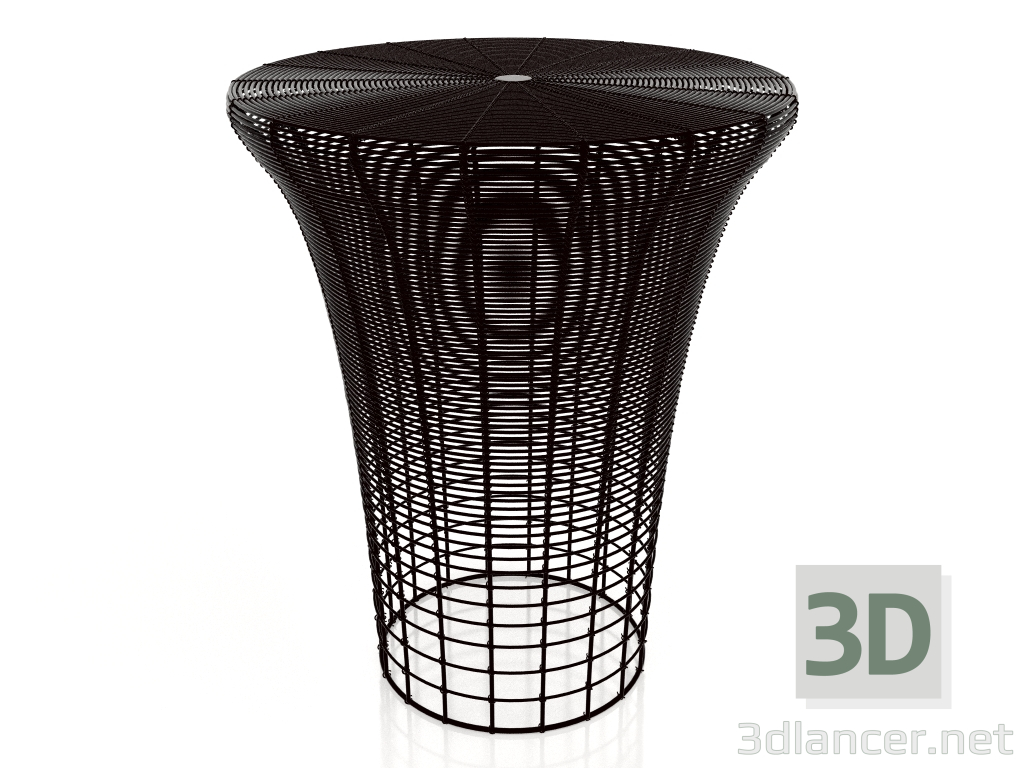 3d model High stool (Black) - preview