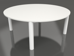 Coffee table D 90 (White, DEKTON Zenith)