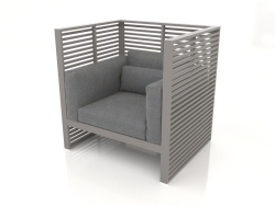 Крісло для відпочинку Normando з високою спинкою (Quartz grey)