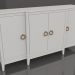 3d model Chest of drawers (white, option 4) - preview