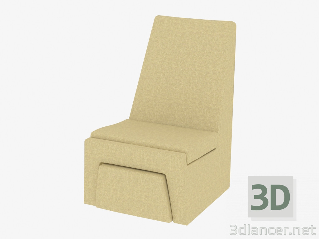 modello 3D Poltrona senza braccioli Garda - anteprima