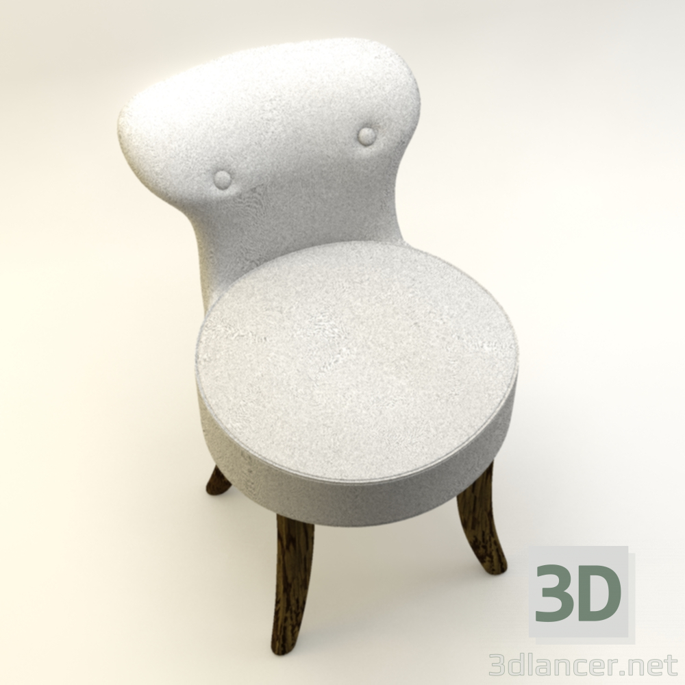 Silla para sala de estar 3D modelo Compro - render