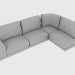 modello 3D Sofa MATISSE (composizione) - anteprima