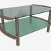 modèle 3D Table basse avec plateau en verre - preview