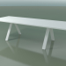 modello 3D Tavolo con piano di lavoro standard 5028 (H 74 - 280 x 98 cm, F01, composizione 1) - anteprima