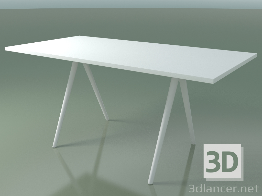 modèle 3D Table rectangulaire 5409 (H 74 - 79x159 cm, stratifié Fenix F01, V12) - preview