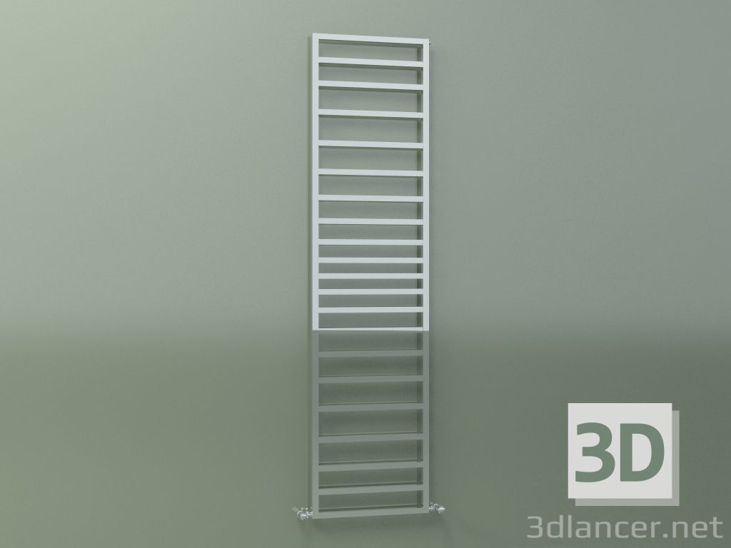 modello 3D Porta salviette Tolé (H 1902 L 481, cromato) - anteprima