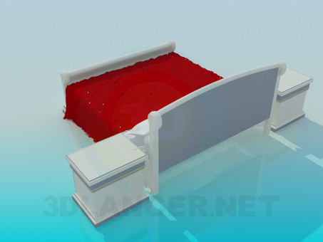 3d model Bed - preview 3d model Bed - preview