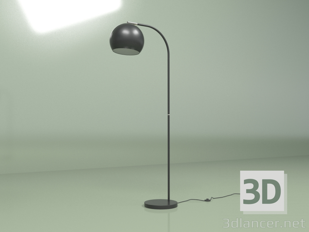 modèle 3D Lampadaire Sphère - preview