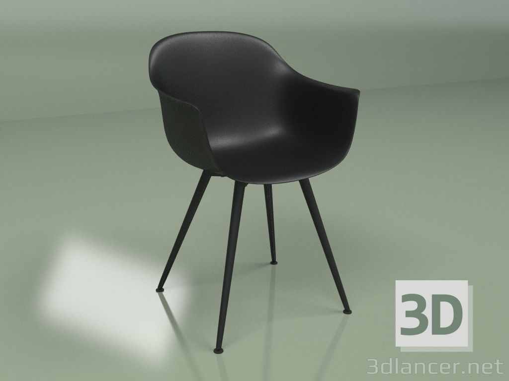 modello 3D Sedia Anat Poltrona 2.0 (nero) - anteprima