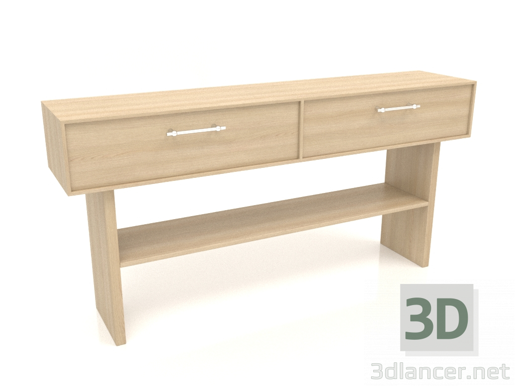 modello 3D Consolle KT 03 (1400x300x700, legno bianco) - anteprima