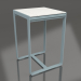 3d модель Барный стол 70 (White polyethylene, Blue grey) – превью