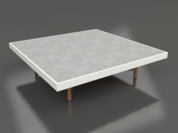 Square coffee table (Agate gray, DEKTON Kreta)