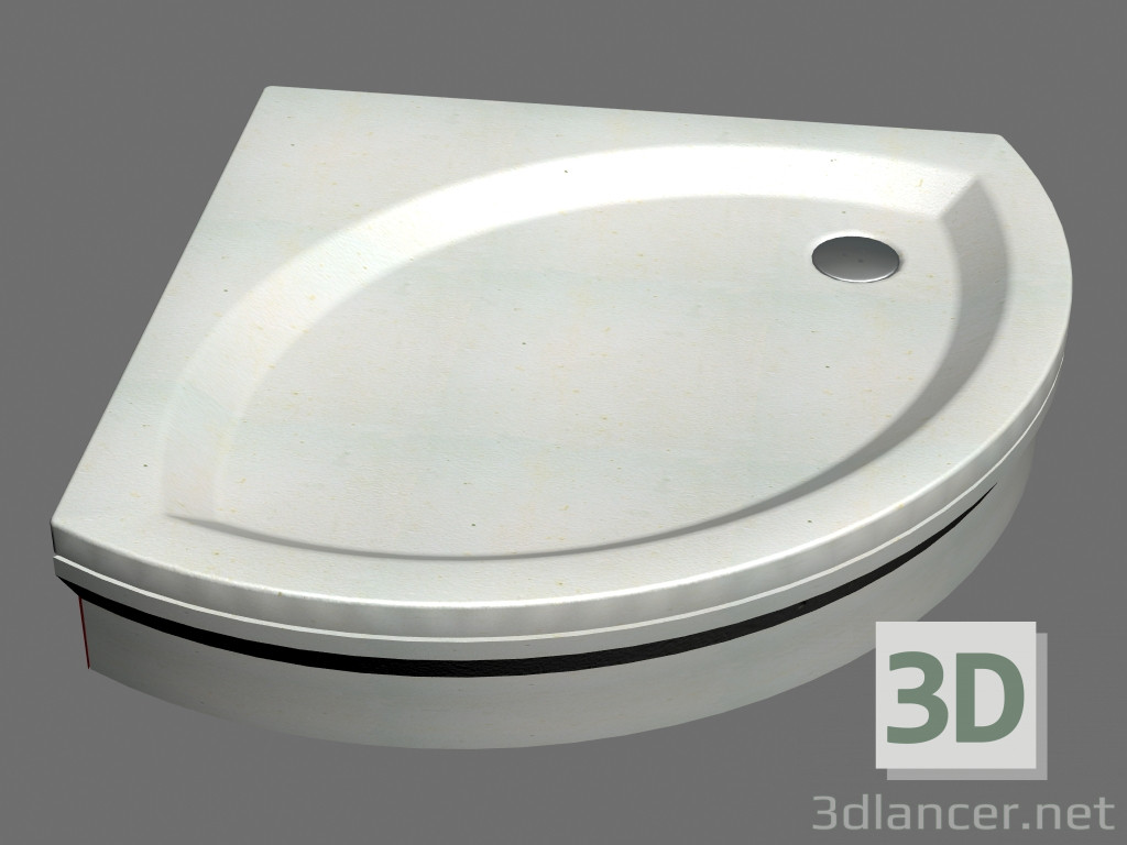 modello 3D Piatto doccia MODUS 90 PAN - anteprima