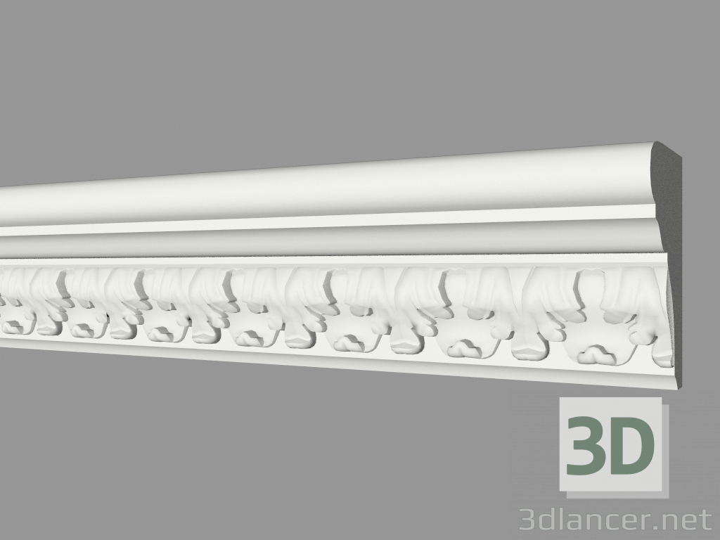 3D Modell Geformte Traufe (КФ70) - Vorschau