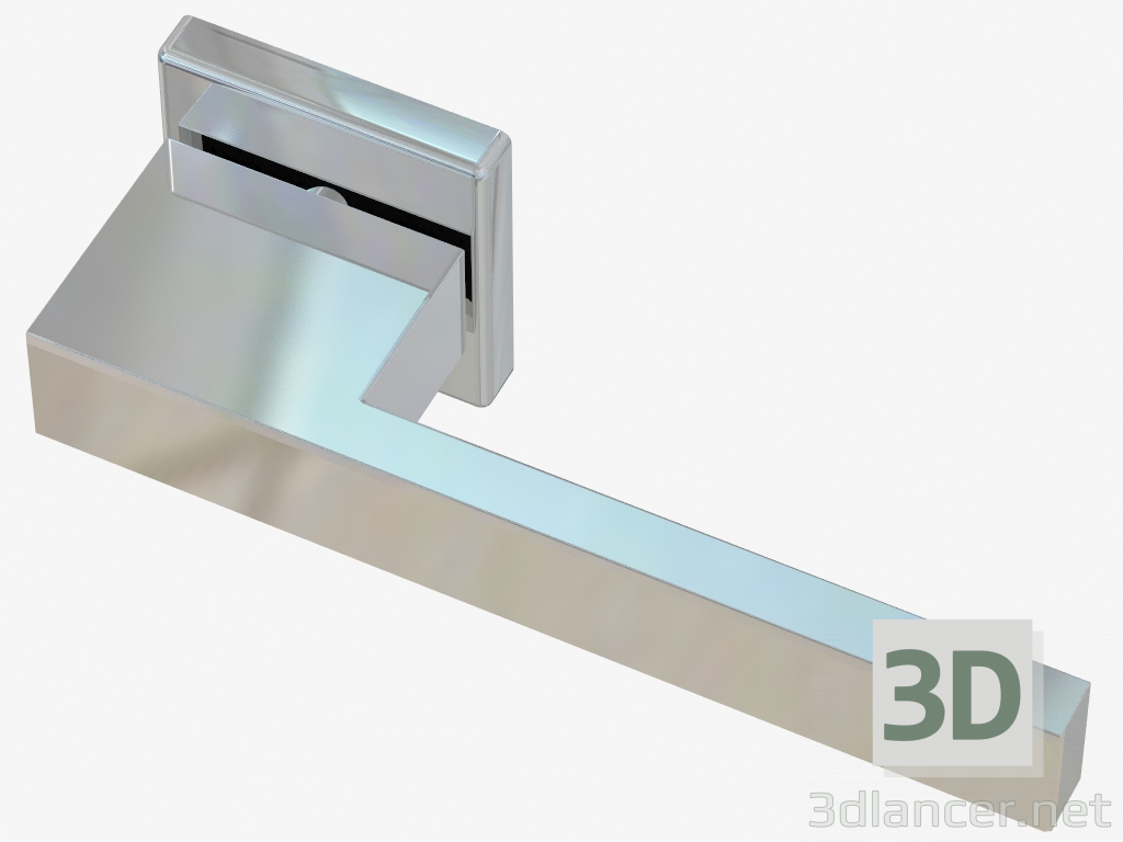 Modelo 3d Maçaneta da porta de diamante (bronze de cromo) - preview