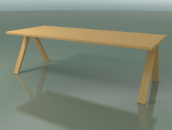 Mesa com bancada padrão 5029 (H 74 - 240 x 98 cm, carvalho natural, composição 2)