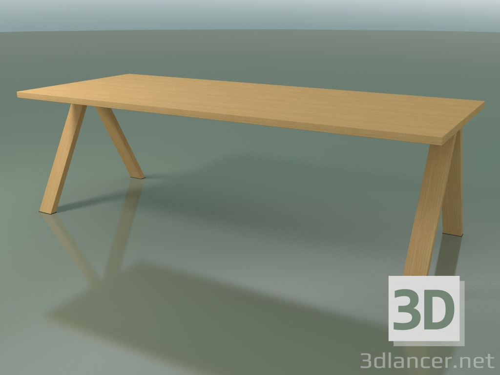 3d model Table with standard worktop 5029 (H 74 - 240 x 98 cm, natural oak, composition 2) - preview