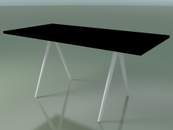 Rectangular table 5409 (H 74 - 79x159 cm, laminate Fenix F02, V12)