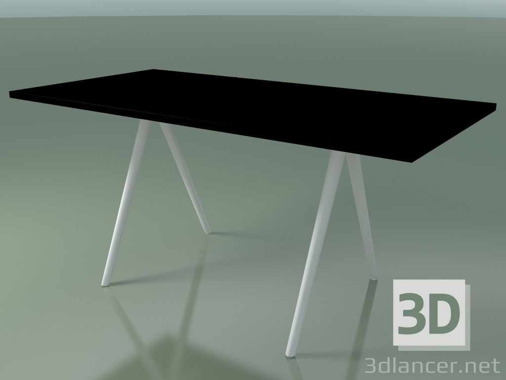 3D modeli Dikdörtgen masa 5409 (H 74 - 79x159 cm, laminat Fenix F02, V12) - önizleme