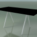 3D Modell Rechteckiger Tisch 5409 (H 74 - 79x159 cm, Laminat Fenix F02, V12) - Vorschau