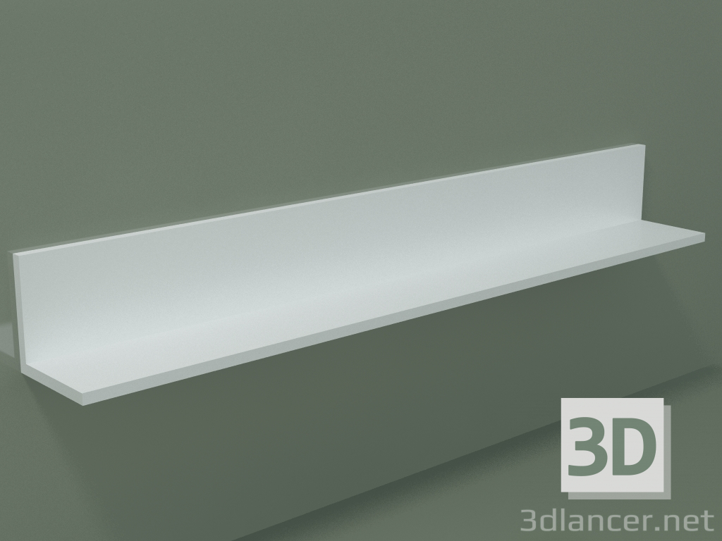 3d model Shelf (90U20004, Glacier White C01, L 96, P 12, H 12 cm) - preview