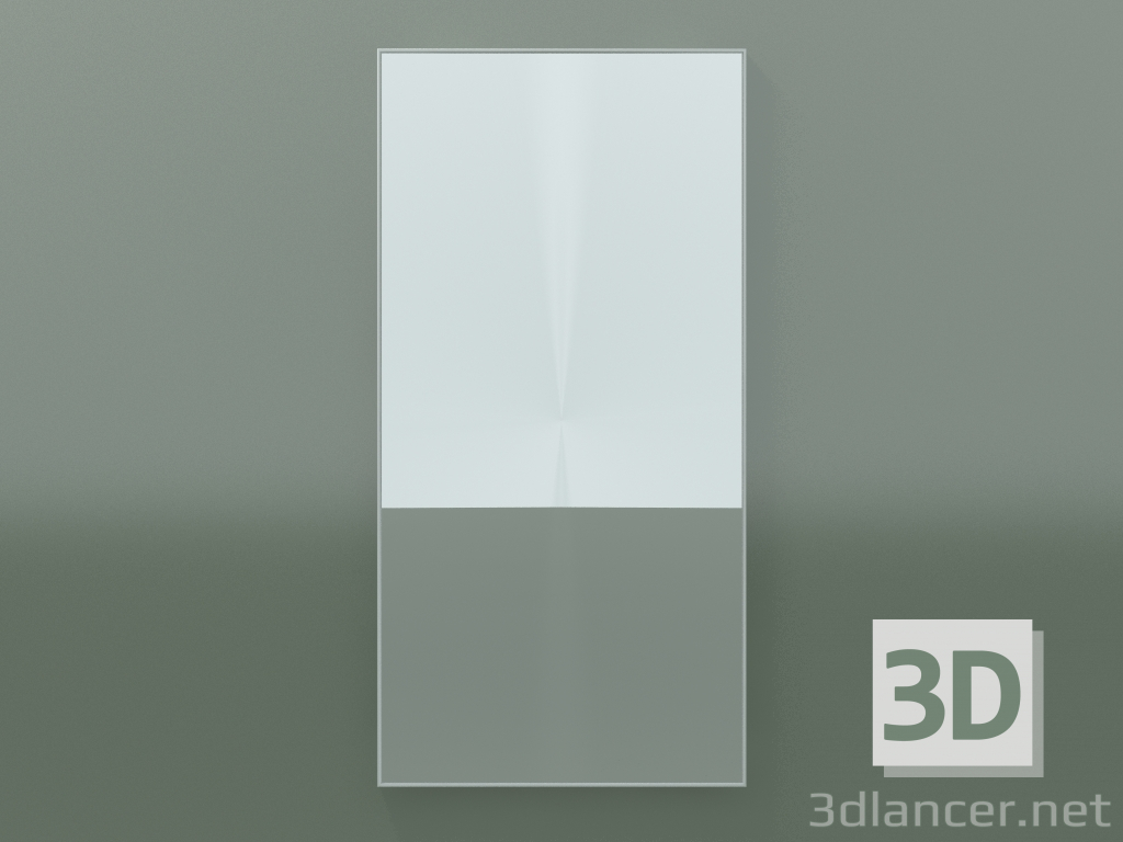 modello 3D Specchio Rettangolo (8ATMF0001, Glacier White C01, Н 120, L 60 cm) - anteprima