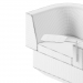 3d Brick sofa model buy - render 3d Brick sofa model buy - render