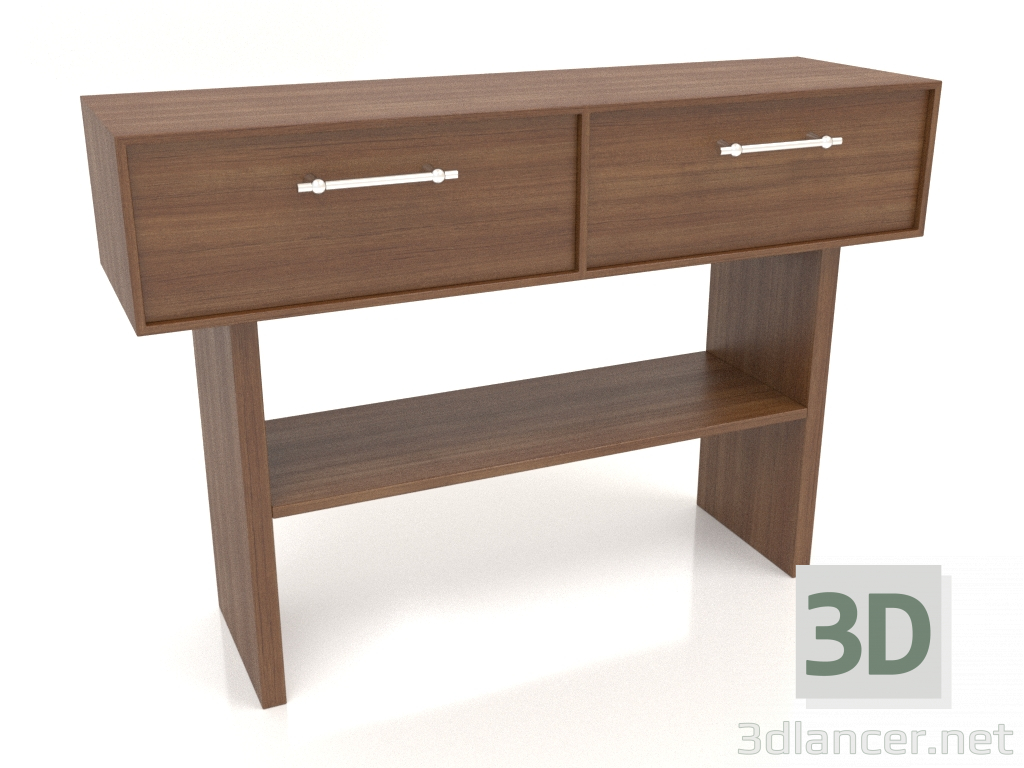 modello 3D Consolle KT 03 (1000x300x700, legno marrone chiaro) - anteprima
