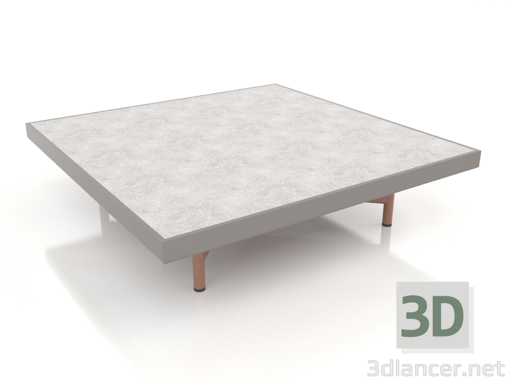 3D Modell Quadratischer Couchtisch (Quarzgrau, DEKTON Kreta) - Vorschau