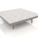 3d model Square coffee table (Quartz gray, DEKTON Kreta) - preview