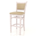 3d model Bar stool Chester (Bleached beech) - preview