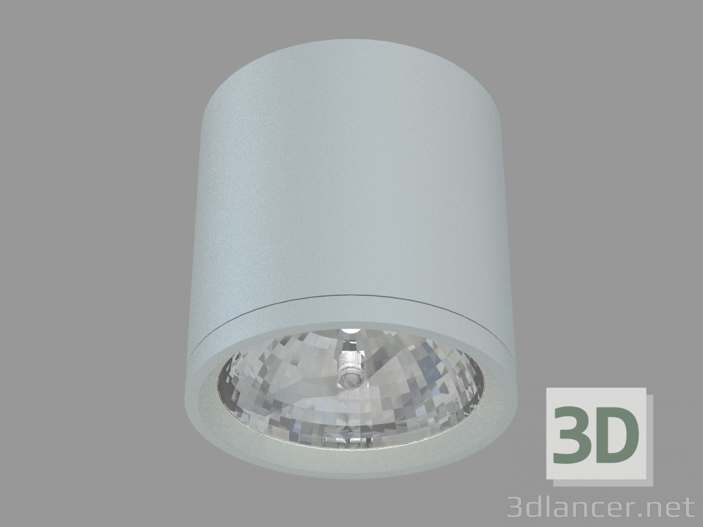 3D modeli Yüzey LED lamba (DL18408 11WW-R), - önizleme