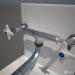 3d модель Кран водопроводный, смеситель – превью