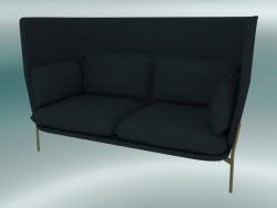 Divano divano (LN6, 90x180 H 115 cm, gambe bronzate, Sunniva 2 192)