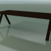 modello 3D Tavolo con piano di lavoro standard 5029 (H 74 - 240 x 98 cm, wengè, composizione 2) - anteprima